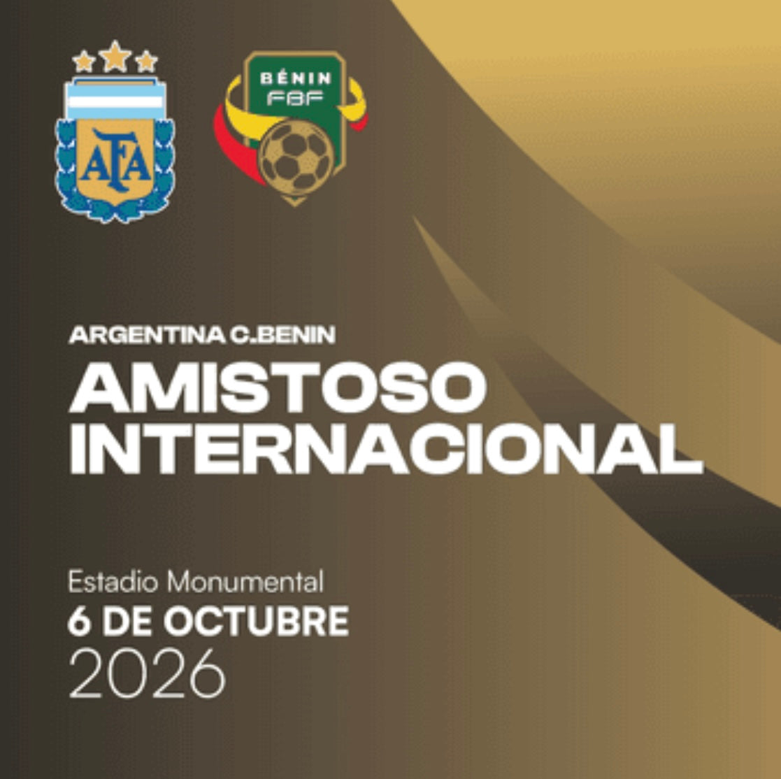 Argentina vs Benin (Amistoso internacional) Platea Ardiles