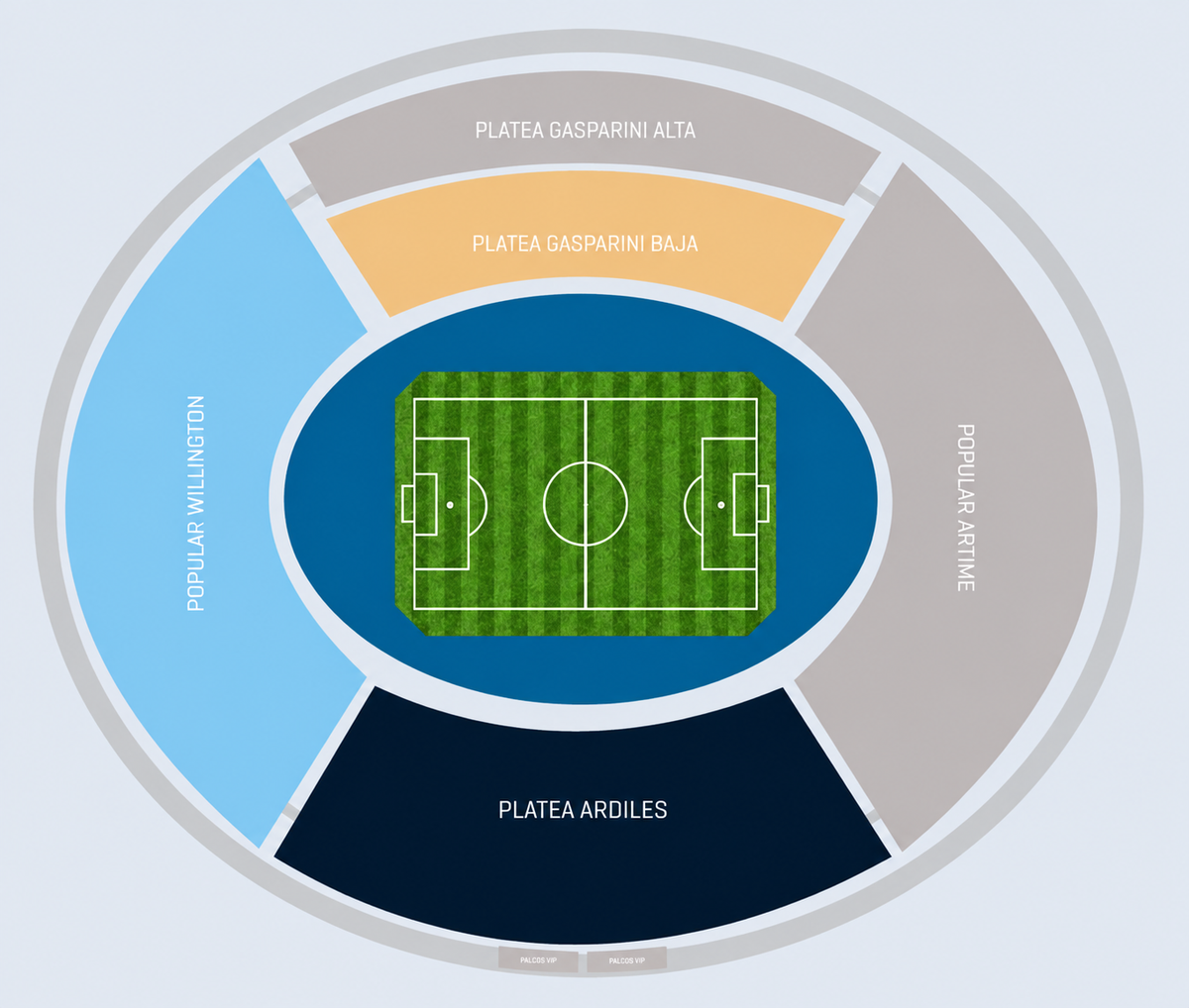 Argentina vs Benin (Amistoso internacional) Platea Ardiles